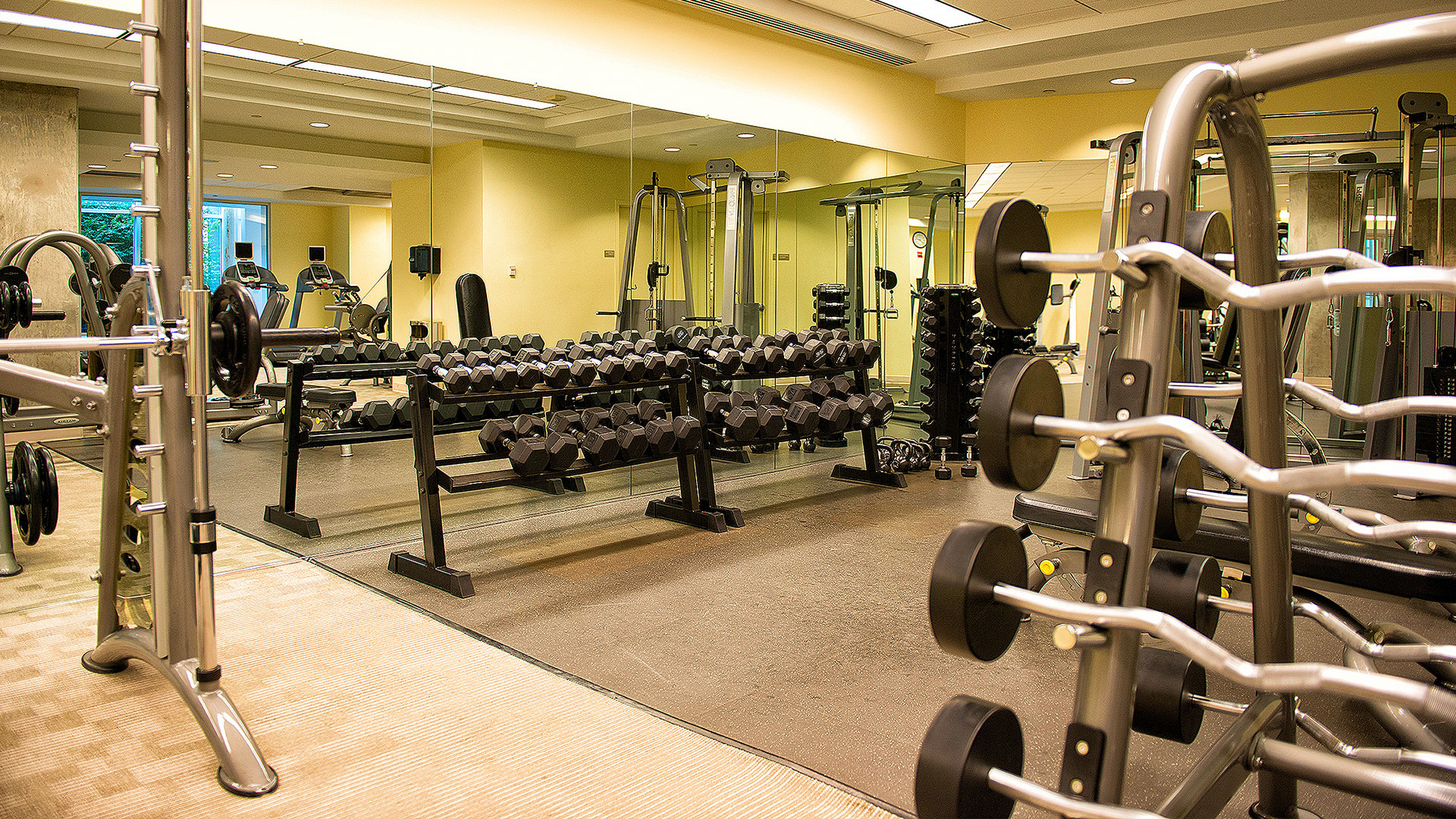 24 Hour Fitness Center | Crystal Quarters Corporate Housing